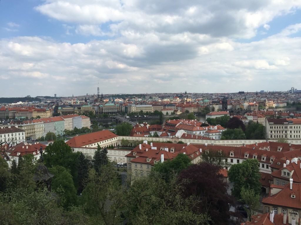 Prag Kalesi'nden Prag Manzarası